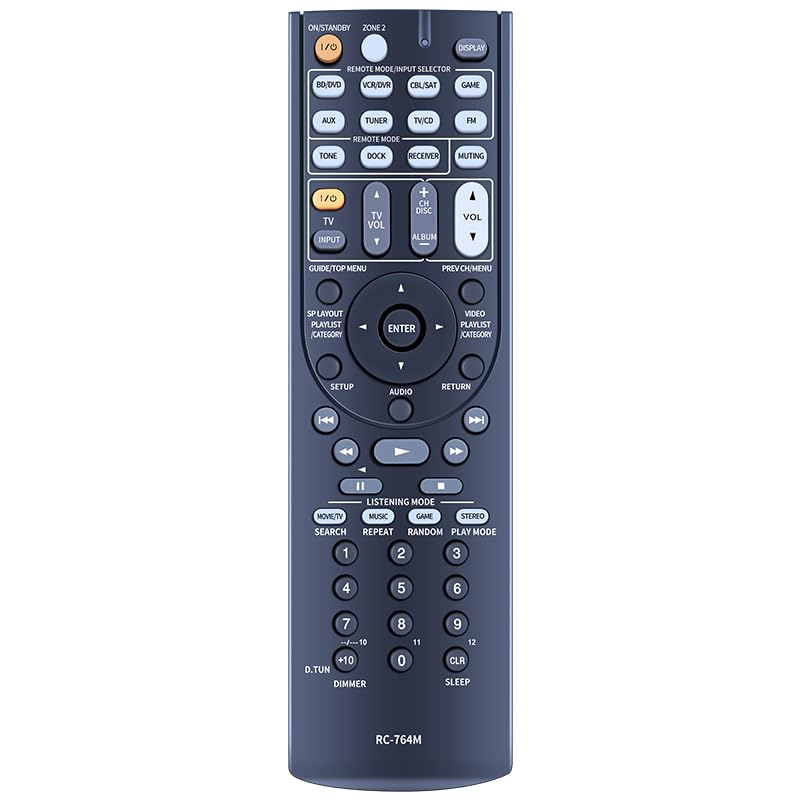 Amazon.com: ZWP RC-764M Replacement Remote Control for Onkyo